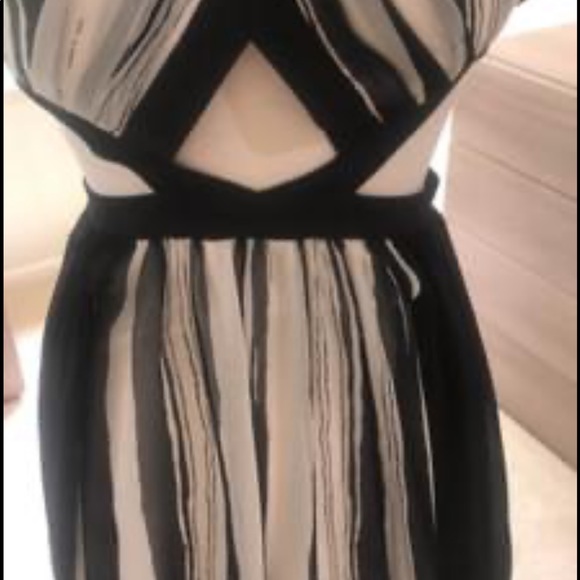 BCBG Malgosia Cutout Striped Dress - Picture 4 of 5